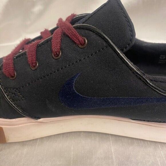 Nike Skateboarding Mens 9 Stefan Janoski Black SB Zoom Air Low Top Sneaker Shoes - Picture 5 of 10